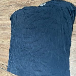 Vince Square navy blouse